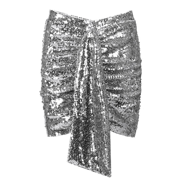 Bianca Sliver Sequin Skirt – Lap of Luxury mtl